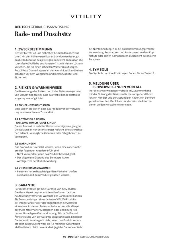 Bad- und Duschsitz – Bild 5